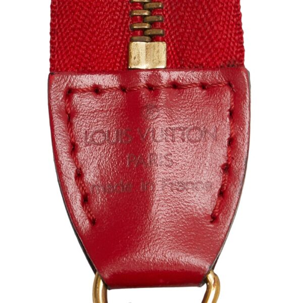 1 0161766 7 Louis Vuitton Epi Pochette Accessory Pouch Castilian Red