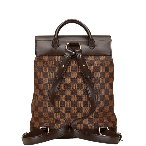 1 0161822 3 Louis Vuitton Damier Soho Rucksack Brown