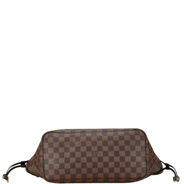 1 0162172 4 Louis Vuitton Damier Neverfull MM Tote Bag Brown