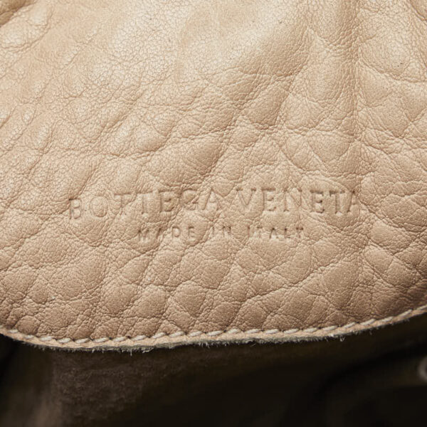 1 0162178 9 Bottega Veneta Intrecciato One Shoulder Bag Beige