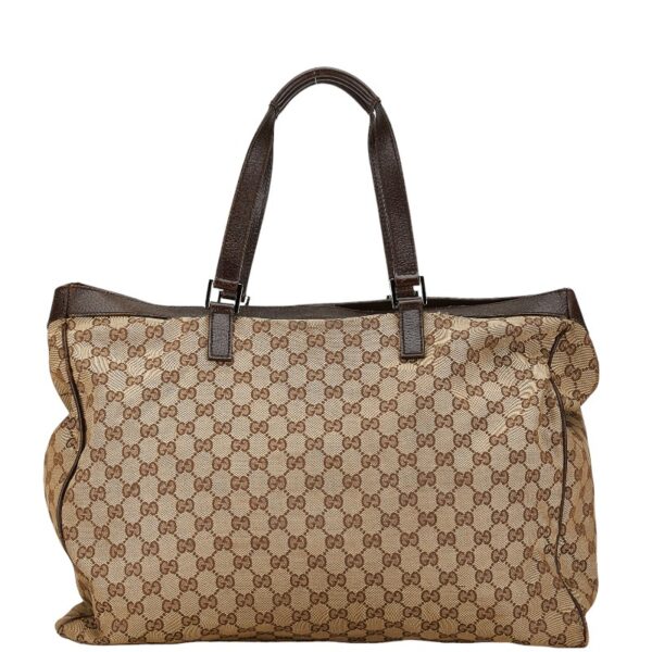 1 0162187 3 Gucci GG Tote Bag Brown