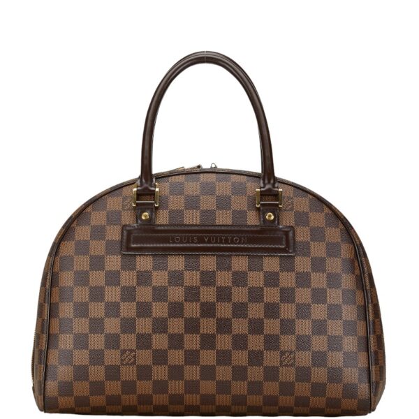 1 0162196 3 Louis Vuitton Damier Nolita Handbag Brown