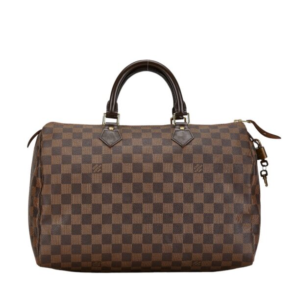 1 0162321 1 Louis Vuitton Damier Speedy 30 Bag Brown