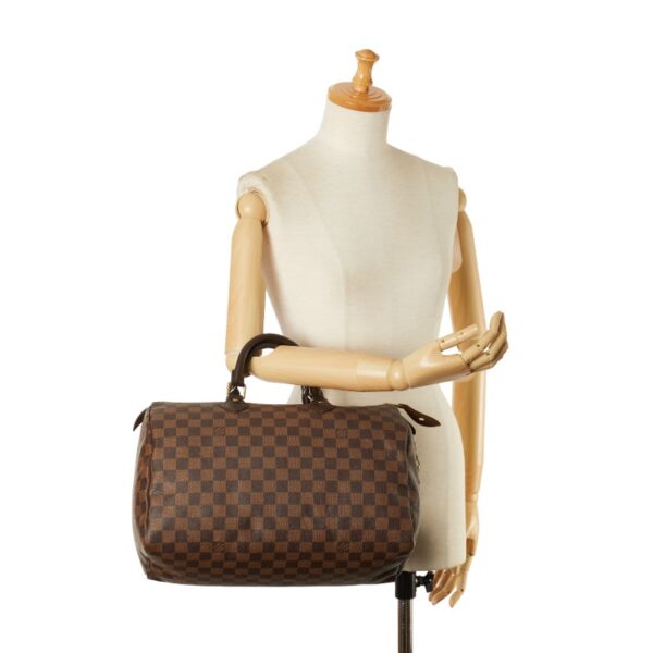 1 0162321 11 Louis Vuitton Damier Speedy 30 Bag Brown