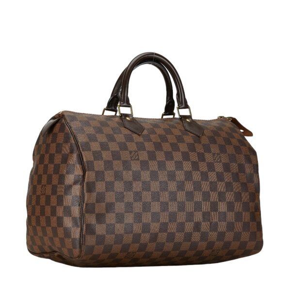 1 0162321 2 Louis Vuitton Damier Speedy 30 Bag Brown