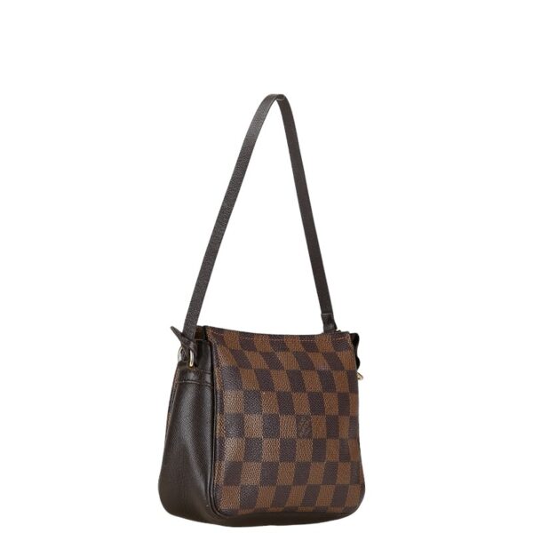 1 0162324 2 Louis Vuitton Damier Truth Makeup Shoulder Bag Brown