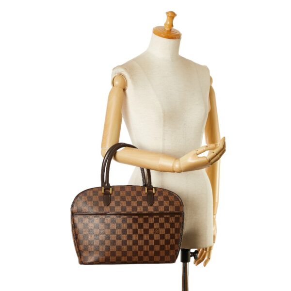 1 0162353 13 Louis Vuitton Damier Sarria Oriental Handbag Brown