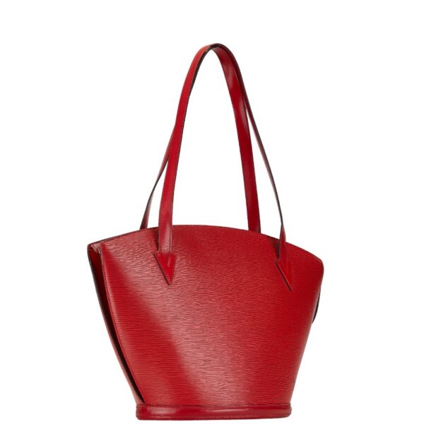 1 0162359 2 Louis Vuitton Epi Saint Jacques Shoulder Bag Castilian Red