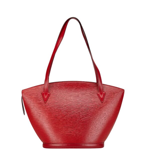 1 0162359 3 Louis Vuitton Epi Saint Jacques Shoulder Bag Castilian Red