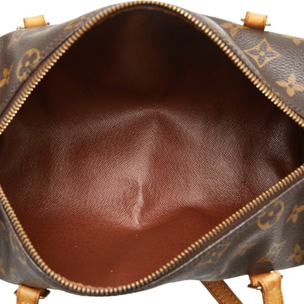 1 0163415 8 Louis Vuitton Monogram Papillon PM Handbag Brown