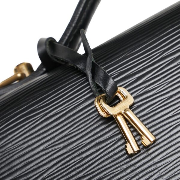 1 0163418 13 Louis Vuitton Epi Porte de Cumin Briefcase Noir