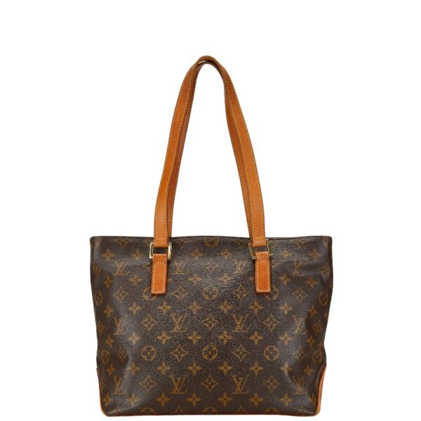 1 0163423 3 Louis Vuitton Monogram Hippo Piano Tote Bag Brown