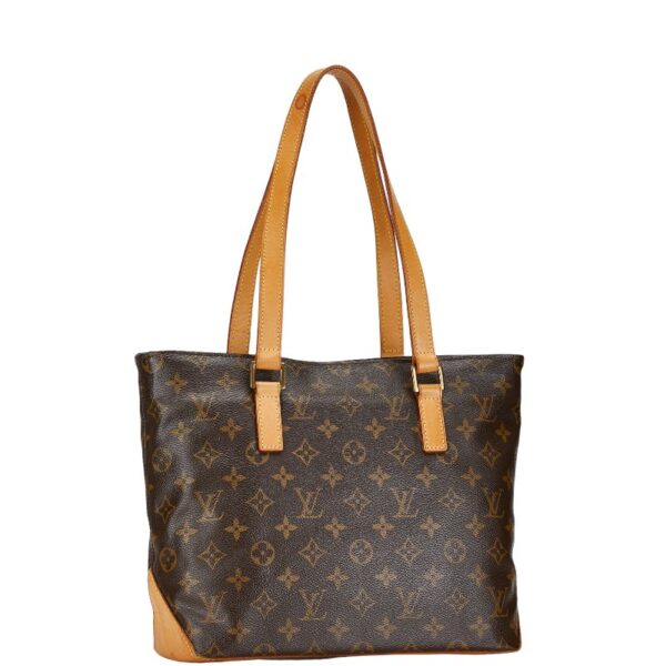 1 0163427 2 Louis Vuitton Monogram Hippo Piano Tote Bag Brown