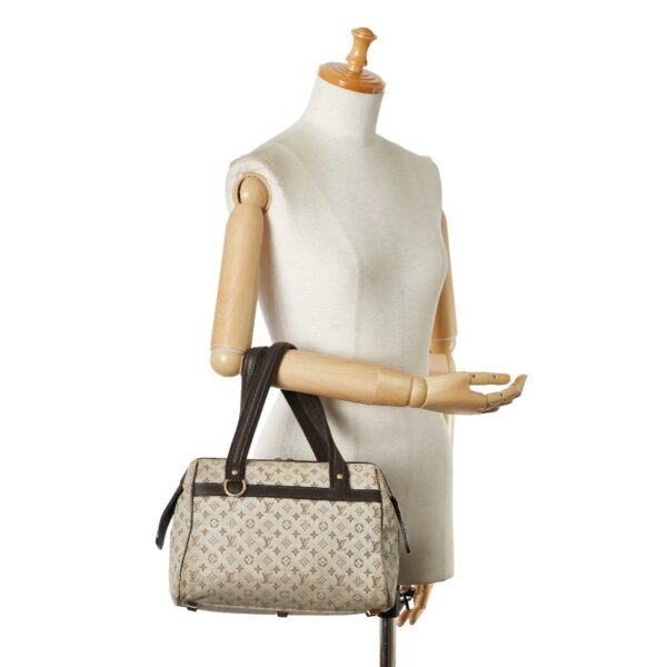 1 0163428 10 Louis Vuitton Monogram Mini Josephine PM Handbag Khaki