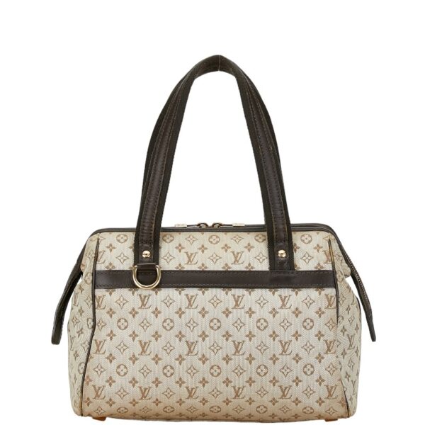 1 0163428 3 Louis Vuitton Monogram Mini Josephine PM Handbag Khaki