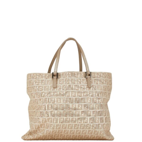 1 0163468 3 Fendi Zucca Tote Bag Beige