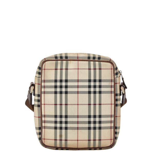 1 0163487 3 Burberry Nova Check Crossbody Shoulder Bag Beige Brown