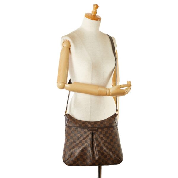 1 0163584 3 Louis Vuitton Damier Bloomsbury PM Shoulder Bag Brown