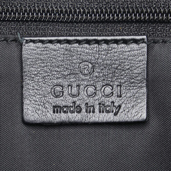 1 0163931 8 Gucci Nylon One Shoulder Bag Black