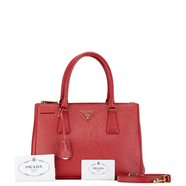 1 0164001 1 Prada 2WAY Shoulder Bag Red