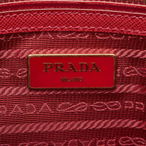 1 0164001 10 Prada 2WAY Shoulder Bag Red