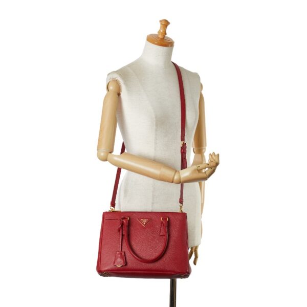 1 0164001 13 Prada 2WAY Shoulder Bag Red