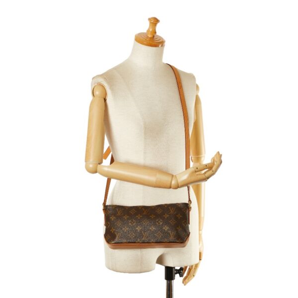 1 0164753 10 Louis Vuitton Monogram Trotter Crossbody Shoulder Bag Brown