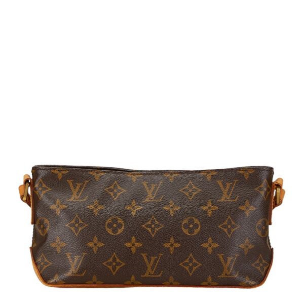 1 0164753 3 Louis Vuitton Monogram Trotter Crossbody Shoulder Bag Brown