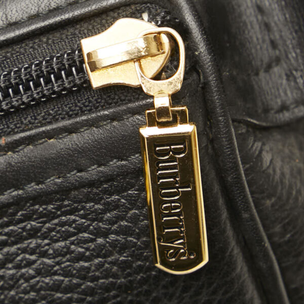 1 0164780 9 Burberry Nova Check Mini Bag Black