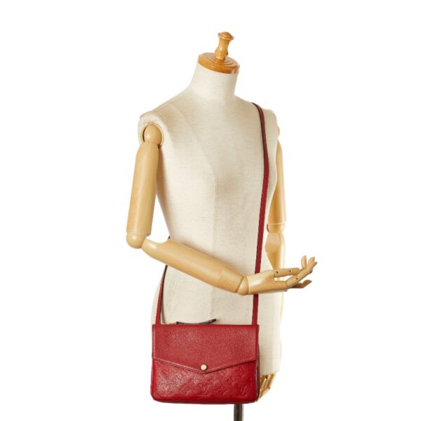 1 0164800 11 Louis Vuitton Empreinte Twice Shoulder Bag Red