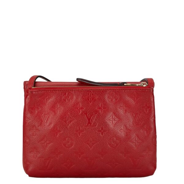 1 0164800 3 Louis Vuitton Empreinte Twice Shoulder Bag Red