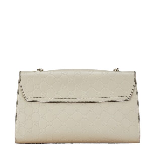 1 0164801 3 Gucci Guccisima Chain Shoulder Bag Ivory