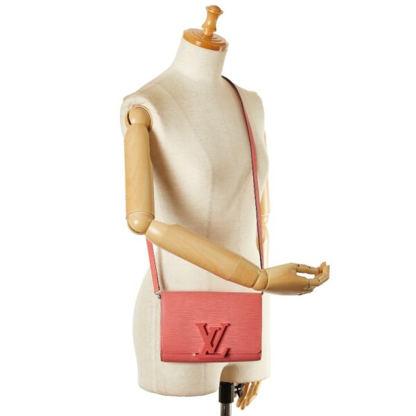 1 0164802 12 Louis Vuitton Epi Pochette Louise PM Shoulder Bag Pink