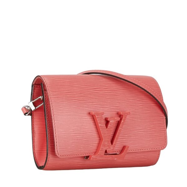 1 0164802 2 Louis Vuitton Epi Pochette Louise PM Shoulder Bag Pink