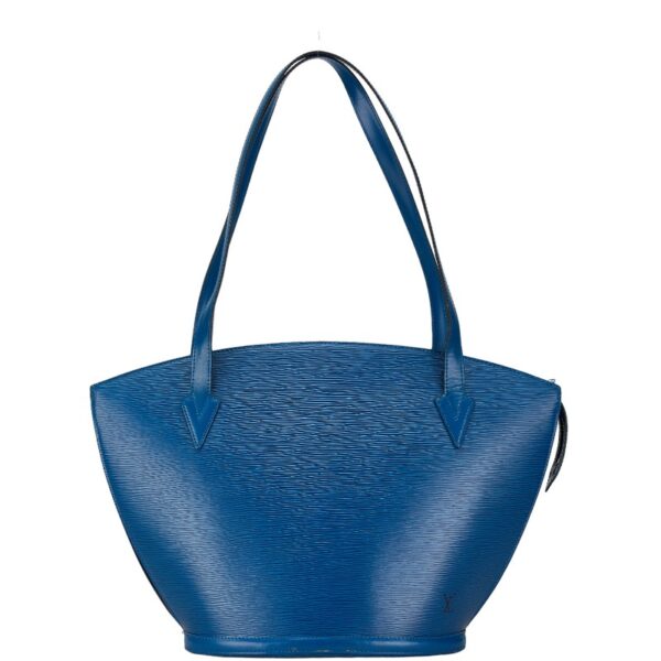 1 0165006 1 Louis Vuitton Epi Saint Jacques Shopping Tote Bag Toledo Blue