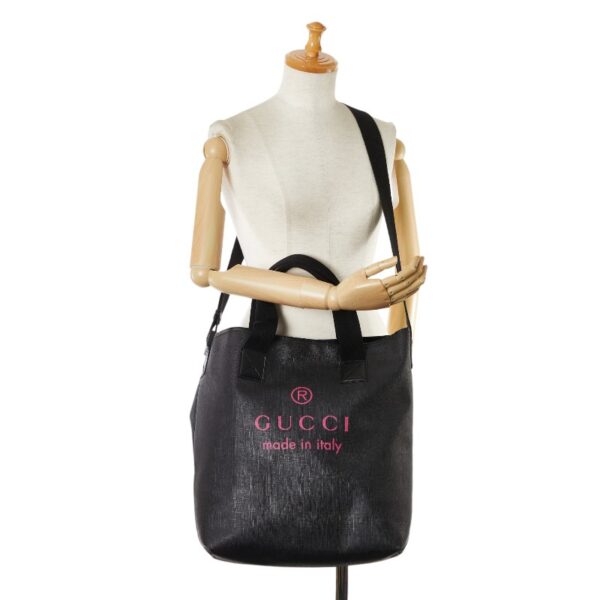 1 0165141 9 Gucci 2WAY Tote Bag Black