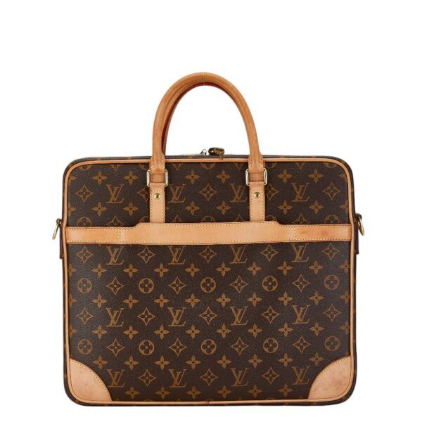 1 0165158 2 Louis Vuitton Monogram Cupertino 2WAY Bag Brown