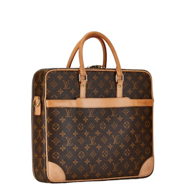 1 0165158 3 Louis Vuitton Monogram Cupertino 2WAY Bag Brown