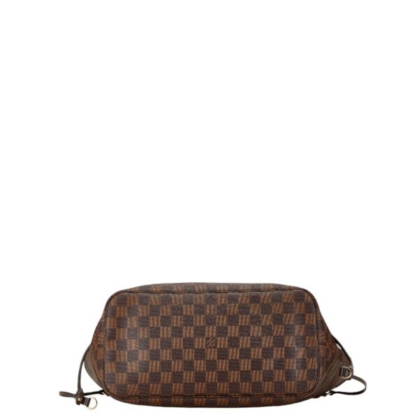 1 0165282 4 Louis Vuitton Damier Neverfull MM Tote Bag Brown