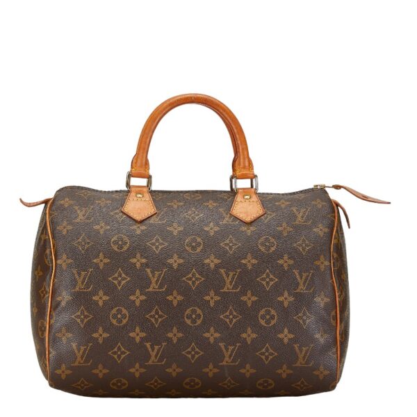 1 0165285 1 Louis Vuitton Monogram Speedy 30 Bag Brown