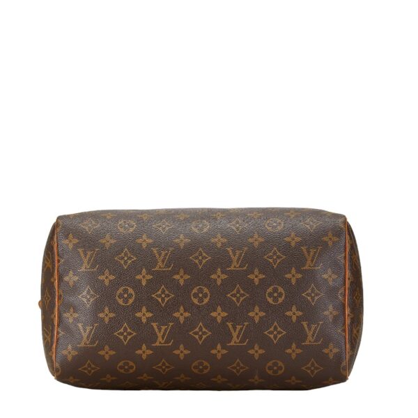 1 0165285 4 Louis Vuitton Monogram Speedy 30 Bag Brown