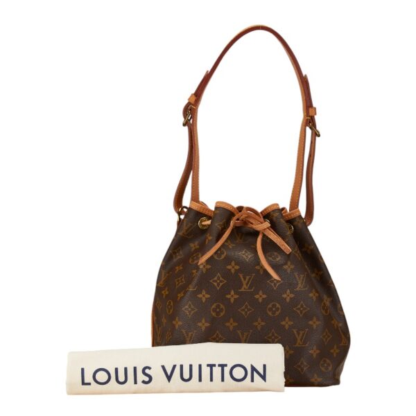 1 0165294 1 Louis Vuitton Monogram Petit Noe Shoulder Bag Brown