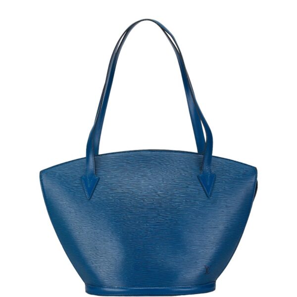 1 0165327 1 Louis Vuitton Epi Saint Jacques Shopping Shoulder Bag Toledo Blue