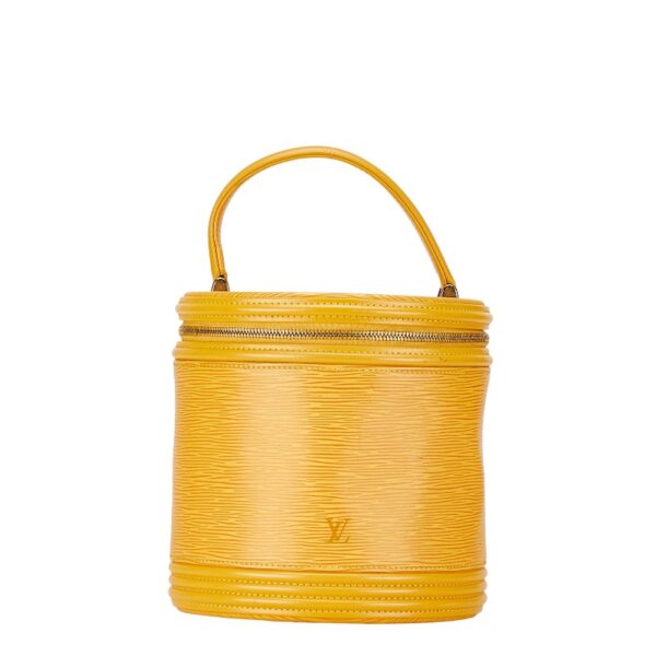 1 0165329 1 Louis Vuitton Epi Cannes Vanity Bag Tassili Yellow