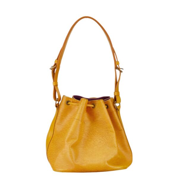 1 0165331 3 Louis Vuitton Epi Petit Noe Shoulder Bag Tassili Yellow