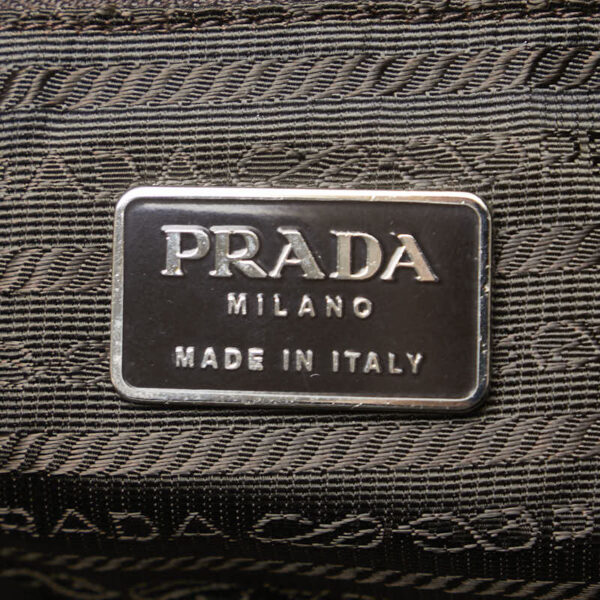 1 0165345 8 Prada Tote Bag Brown