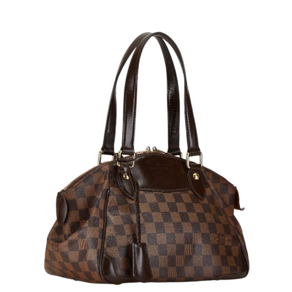 1 0165359 2 Louis Vuitton Damier Verona PM Handbag Brown