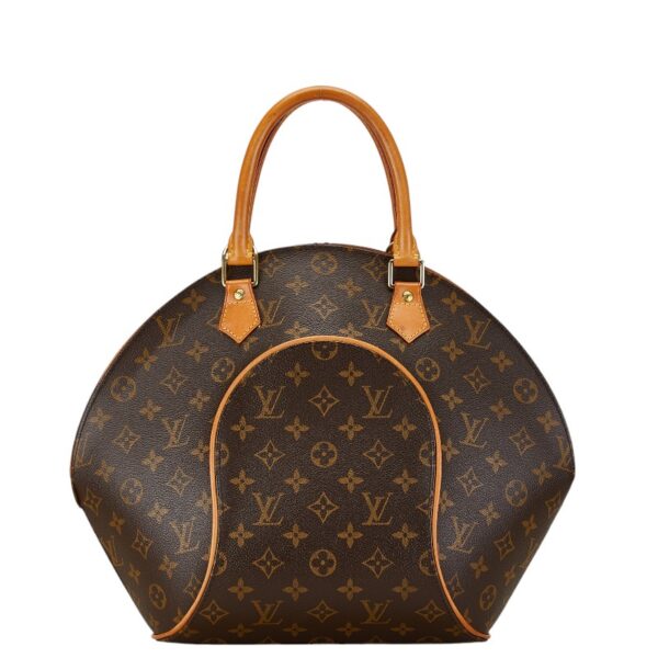 1 0165752 1 Louis Vuitton Monogram Ellipse MM Shoulder Bag Brown