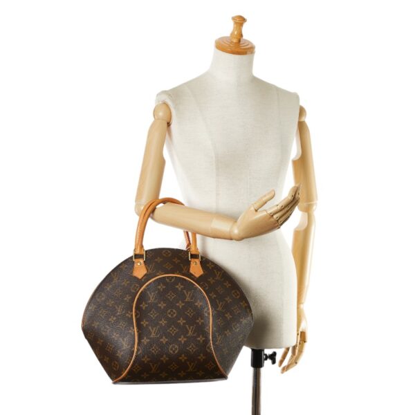 1 0165752 11 Louis Vuitton Monogram Ellipse MM Shoulder Bag Brown