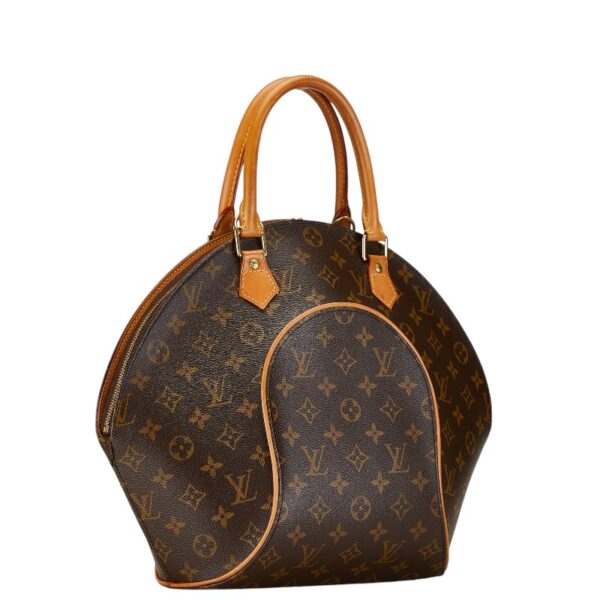 1 0165752 2 Louis Vuitton Monogram Ellipse MM Shoulder Bag Brown